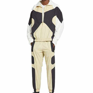 Survêtements unisexes personnalisés avec logo imprimé, motif léopard, en spandex/polyester, coupe-vent, respirants, design 2 en 1, pour l'entraînement printanier et le jogging - Product Image 5