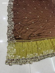 Collection Premium de Sarees en Soie Gajji avec Bandhani Original, Gota Patti et Ensemble de Blouse Brodée à la Main - Fournisseur d'Inde - Product Image 3