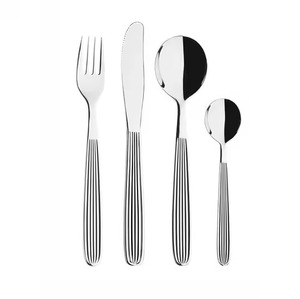 Minimalist Luxury Flatware Set Stainless Steel Tableware <b>Mirror</b> Polish Eco Friendly Dishwasher Safe for Catering Use - Product Image 5