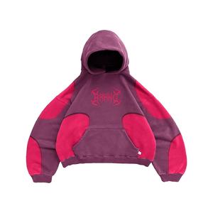 Sudadera con Capucha Personalizada 100% Algodón para Hombre, Logotipo Bordado, Estampado Puff, Patrón 3D, Patchwork, Estilo Desgastado, Talla Grande - Product Image 4