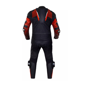 Traje de Motocicleta de Cuero Vacuno Genuino de Alta Gama para Hombre y Mujer, Diseño Personalizado de Una o Dos Piezas, Gran Venta - Product Image 4