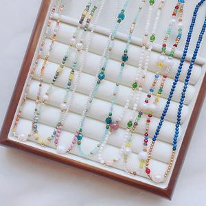 Collar de Cuentas de Lujo para Mujer, con Colgante Giratorio de Calabaza Antigua, en Cadena Larga y Versátil para Suéter - Product Image 1