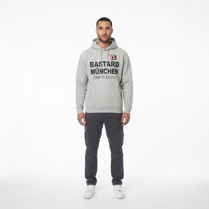 <b>Wholesale</b> Men's Heavyweight 450gsm <b>80</b>% <b>Cotton</b>/<b>20</b>% <b>Polyester</b> XL Pullover <b>Hoodie</b> Pocket Custom Graphic Streetwear OEM Silk Screen - Product Image 1