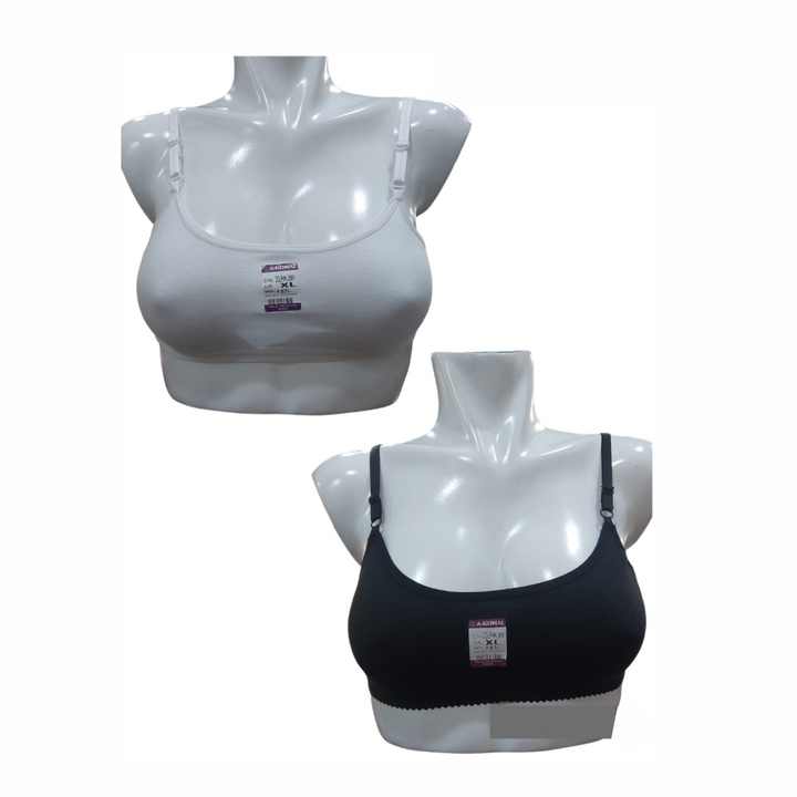 Plain Dyed Women's Bras Available in Sizes Ranging From 30cm to 50cm for Adult Girls and Ladies