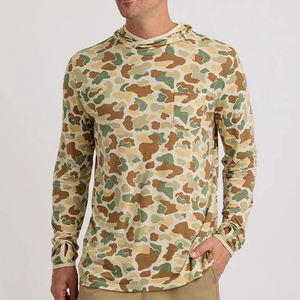 T-shirt camouflage vintage personnalisé pour homme, imprimé intégral motif arbre, idéal pour la chasse - Product Image 1