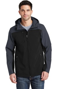 Veste Softshell Homme Personnalisée avec Logo, Bicolore Bleu Roi et Bleu Marine, Imperméable, à Capuche, pour Activités de Plein Air et Usage Quotidien - Product Image 2