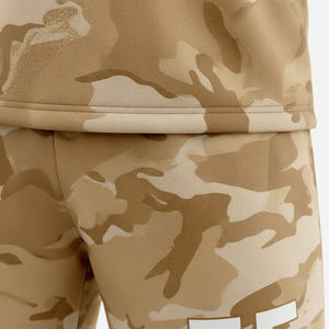 Uniforme de Fútbol Sublimado Personalizado con Camuflaje Desértico, 100% Poliéster, Conjunto de Camiseta de Manga Larga y Pantalones Cortos, Ropa Deportiva Transpirable para Hombre - Product Image 4