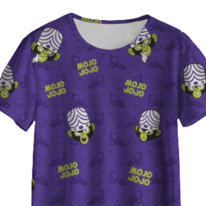 Camiseta de Manga Corta para Hombre Mojo Jojo, Corte Regular, Estilo Casual, Cuello Redondo, Tejido de Punto, Transpirable, 100% Poliéster, Secado Rápido - Product Image 2