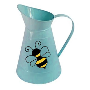 เหยือกโลหะสำเร็จรูปแบบโบราณเหยือกน้ำทำมือสไตล์วินเทจตกแต่งห้องครัวและโต๊ะมือจับโลหะสำหรับใช้ดื่มน้ำ - Product Image 6