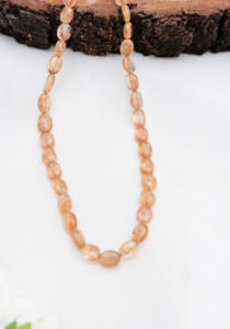 Topaze impériale naturelle, perles ovales de 10 pouces, forme naturelle, pour la fabrication de bijoux fins, pierre précieuse - Product Image 5