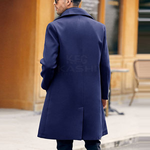 Abrigo Largo de Lana para Hombre, Diseño Elegante, Formal, para Oficina, Estilo Lujoso, para Uso Diario al Aire Libre - Product Image 4