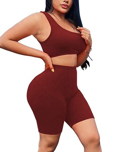Short de Sport Push Up pour femme, vêtements de motard, taille haute, personnalisé, unisexe, pour Yoga, Fitness, course à pied, entraînement, nouvelle collection, OEM - Product Image 6