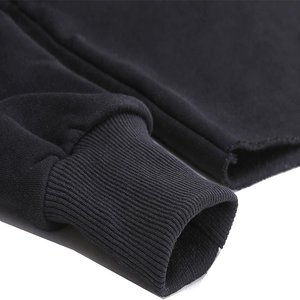 100% Cotton Windproof Puff Printed Lined Drop Shoulder Sweatshirt Oversized Streetwear Casual <b>Crop</b> <b>Top</b> <b>Hoodie</b> - Product Image 6