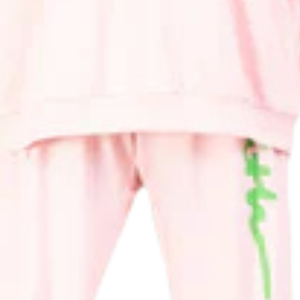 Conjunto de Sudadera con Capucha y Pantalones Deportivos AKA Faith para Mujer, Sudadera con Capucha Rosa, Pantalones Deportivos, Ropa Informal para Estar en Casa, Rosa Verde - Product Image 6