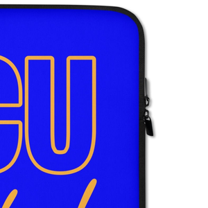 HBCU Educated Laptop Sleeve Blue Gold Protective Case Women Padded Laptop Cover Stylish Durable - Product Image 5