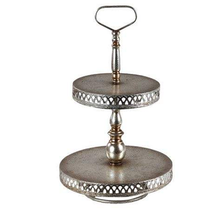 ชั้นวางเค้กโลหะ 3 ชั้นคุณภาพสูง พร้อมงานฝีมือระดับพรีเมียม สำหรับบุฟเฟ่ต์โรงแรมและการจัดงานเฉลิมฉลอง - Product Image 2