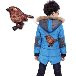 Écusson brodé personnalisé à coudre ou thermocollant, logo pour vêtements, chapeaux, sacs, vestes, sweats à capuche, uniformes, design tissé - Product Image 3