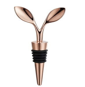 Bouchon de bouteille en acier inoxydable plaqué argent, sur mesure, avec bec verseur, pour bars, bouchons de bouteille, fermetures, bouchon très vendu - Product Image 6