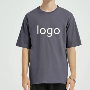 Camiseta Oversize Personalizada al por Mayor con Logo, Camisa de Algodón con Hombros Caídos, Estilo Urbano para Hombre, Venta al por Mayor - Product Image 1