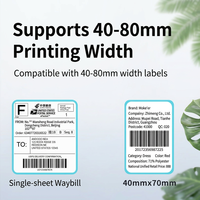 Printer Label Termal TDL401 4-inci USB 203dpi Printer Waybill untuk Label Pengiriman Logistik Barcode
