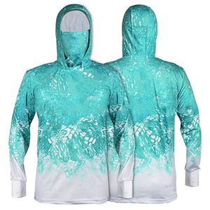Vêtements de pêche unisexes confortables pour l'extérieur, mode, protection UPF 50+, imperméables, coupe-vent, respirants, séchage rapide, sweat à capuche à manches longues - Product Image 4