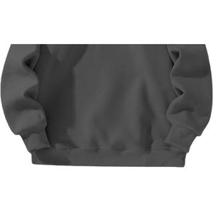 ชุดเดรสสเวตเชิ้ตผ้าฟลีซสำหรับผู้หญิงแบบสั่งทำพิเศษสำหรับฤดูหนาว ทรงโอเวอร์ไซส์ กันลม เป็นมิตรกับสิ่งแวดล้อม ผ้าฝ้าย 100% ดีไซน์ลายนูน ทรงไหล่ตก - Product Image 3