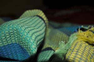 Manta Decorativa Navideña Multicolor Tejida a Mano 100% Algodón Estilo Jacquard para Dormitorio o Uso en Exteriores, para Todas las Estaciones - Product Image 4