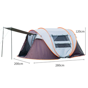 เต็นท์แคมป์ปิ้งอัตโนมัติแบบพับได้ พกพาสะดวกสำหรับกิจกรรมกลางแจ้ง กันน้ำ ทนทาน ป้องกันแสงแดด - Product Image 1