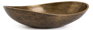 Bandeja de Metal Dorada Champán de Lujo, Tazón Moderno de Aluminio Texturizado, Centro de Mesa Elegante, Plato Decorativo para Frutas - Product Image 2