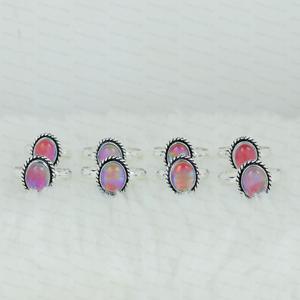 En gros, Bagues torsadées minimalistes faites à la main, style bohème, en laiton, serties de strass en cristal et de pierres créées en laboratoire, avec serti clos chrétien vintage - Product Image 2