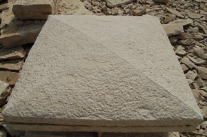 Modern Sandstone Pier Caps Outdoor Square Natural Finish Stackable Landscape <b>Stone</b> with Lifetime Warranty - Product Image 2