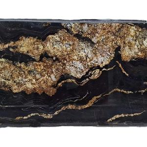 หินแกรนิตฟิวชั่นโกลด์ขัดเงาสำหรับเคาน์เตอร์ อนุสรณ์สถาน หลุมฝังศพ โครงการต่างๆ หินเกรดส่งออก - Product Image 4