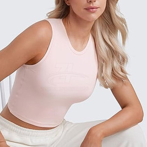 Débardeur court respirant pour femmes adultes, marque privée, vente en gros, best-seller, vêtements de sport pour femmes - Product Image 5