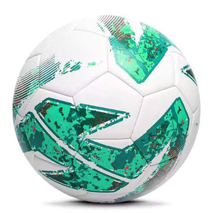 Balones de Fútbol de Cuero de Alta Calidad del Fabricante, Balones de Fútbol Cosidos con PU, Tamaño 5, Balones Deportivos Personalizados para Partidos Oficiales - Product Image 3