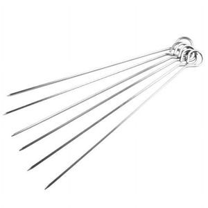 Brochettes écologiques en acier inoxydable réutilisables pour barbecue, viande, légumes, sans gaspillage - Product Image 4