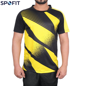 Nouvelle Arrivée 2026 T-shirt Décontracté Homme Col V Manches Courtes Sublimation Respirant Séchage Rapide 100% Polyester Coupe Classique OEM ODM - Product Image 1