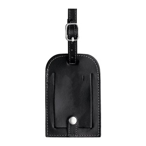 Professional Full Grain Leather Baggage <b>Tags</b> Custom Branded Genuine Leather Labels for Business Travel LTG-0355 - Product Image 1