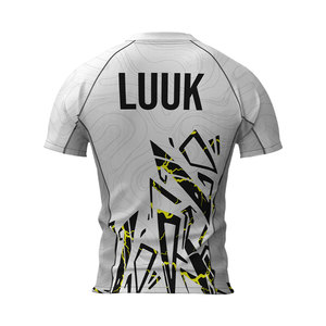 Custom Printed <b>Compression</b> <b>Shirt</b> <b>Men's</b> Short Sleeve Crew Neck Quick Dry Polyester Sportswear All Seasons Athletic Top - Product Image 5