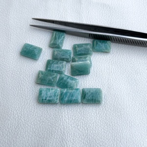4mm 6mm Amazonite naturelle à facettes octogone coupe pierre précieuse en vrac fabrication de bijoux à bricoler soi-même Amazonite de haute qualité pierre semi-précieuse - Product Image 2