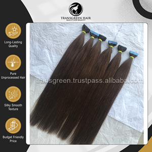 Oferta Increíble en Productos de Primera Calidad 100% Naturales Color Temple No # Extensiones de Cabello Humano Liso en 4 Tiras a un Precio Excepcional - Product Image 3