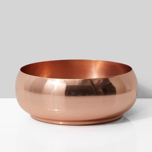 Grand saladier en cuivre martelé fait main, panier à fruits, centre de table décoratif, bol à salade, fournisseur de décoration d'intérieur de luxe - Product Image 1