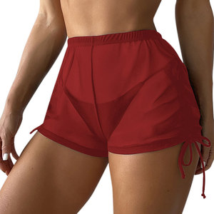 Women <b>Swim</b> Shorts Comfortable Quick Dry Drawstring Beachwear Custom OEM ODM Private Label Factory Bulk Wholesale - Product Image 6