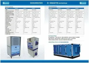 Déshumidificateur industriel haute performance pour entrepôt, usine, entrepôt frigorifique, transformation alimentaire, contrôle de l'humidité - Product Image 2