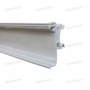 Portaetiquetas de plástico Meethope, cubierta de protección combinada, estante, hablador, soporte de etiqueta de precio, funciona con estante P25 en <span class=keywords><strong>supermercado</strong></span> - Product Image 4