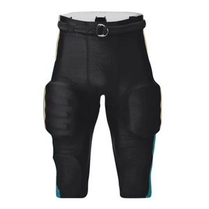 Wholesale American Football Team Uniform Manufacturer Polyester Football Jersey Pants Set OEM Custom Logo Private <b>Label</b> - Product Image 3