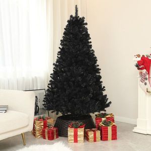 Albero di Natale Artificiale Non Illuminato Alto 1,8 m con 1000 Punte di Rami, Base in Acciaio ad Apertura Automatica, Decorazione Realistica per Casa e Ufficio - Product Image 2