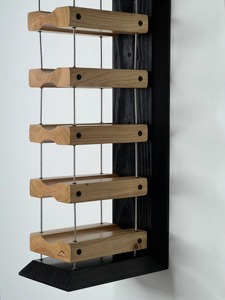 Wooden Wall Mounted <b>Rack</b> Stylish Organizer Suitable For Wine Bottles <b>Drinks</b> Guest Entertaining And Party Display From India - Product Image 6