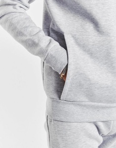 Ensemble de survêtement sport à capuche coupe classique avec veste zippée et pantalon de jogging, conçu pour le confort et un style tendance - Product Image 5
