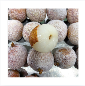 Lichi Congelado IQF Entero Sin Azúcar Añadido, Empaque a Granel, 24 Meses de Vida Útil, Almacenamiento a -18°C, 99 GOLD DATA, Ha Giang, Vietnam - Product Image 1