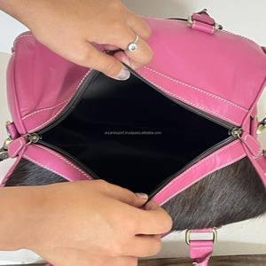 Bolso de Viaje Mediano de Cuero Hecho a Mano de Alta Calidad, Bolso de Fin de Semana, Bolso Bandolera, Bolso de Mano para Mujer, Bolso de Lona Resistente - Product Image 6